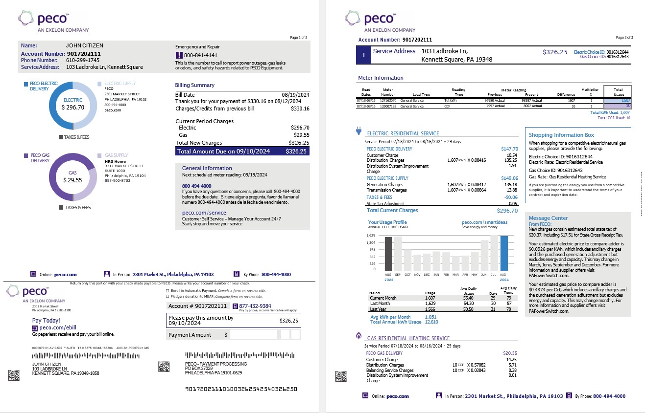  Minol USA business utility bill 